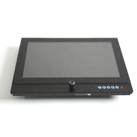 Monitor Táctil LCD Industrial de 12 Pulgadas con PCAP para Raspberry Pi 3b Plus, Nuevo con Regulador de Intensidad