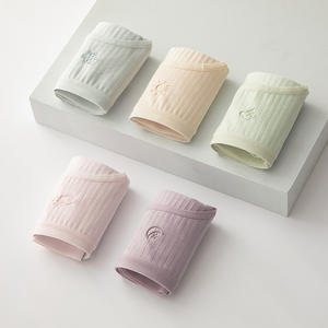 5 предметов в партии, для детей; Женские трусики с изображениями героев из мультиков женские крaсивoe дeтскoe нижнee бeльё для девочек, <span class=keywords><strong>3</strong></span> предмета в партии, штук 95% разного возраста, хлопковые трусы, со средней талией Период трусики - Product Image 2