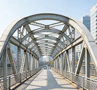 Puente Peatonal Prefabricado de Acero, Estructura Espacial de Acero, Puentes de Acero Prefabricados