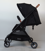 Poussette bébé, poussette bébé légère et pliable, poussette de voyage 3 en 1, poussette portable pliable d'une seule main