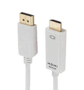 Puerto de pantalla chapado en oro de 1,8 m, adaptador macho a macho de DP a <span class=keywords><strong>HDMI</strong></span> 2,0, Cable de vídeo <span class=keywords><strong>hdmi</strong></span> a dp para Monitor de PC, 6 pies, 1080P - Product Image 6