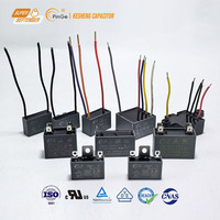 Condensateur à film mince métallisé de type CBB61, 2,5uF 250/370/440/450V S3 pour compresseurs de climatiseurs et ventilateurs