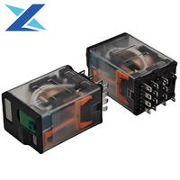 Relais Schneider Zelio RXM4AB1FD d'origine, bobine 110VDC, 4PDT, 6A, relais de commande électromagnétique enfichable