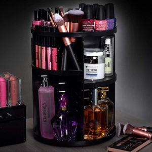 Organizador de maquillaje giratorio 360, estante ajustable de altura y completamente giratorio, organizador de cosméticos para dormitorio - Product Image 2