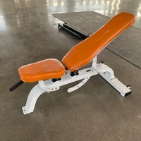 Banc pliable super résistant en acier inoxydable réglable avec des dispositifs de sécurité pour l'entraînement de force commercial (unisexe)