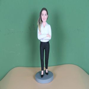 Figurine Bobblehead Personnalisée Unique, Mini-Moi, Figurine d'Action pour Cadeaux sur le Thème Mariage, Anniversaire, Remise de Diplôme, Bureau, Sports - Product Image 3