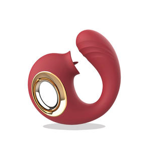 Delfín forma G punto pezón estimulación masturbadores vibrador masajeador lamiendo lengua vibrador juguete para mujeres - Product Image 2