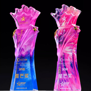 Trofeos de Cristal Grabados con Láser, Impresión Digital, Varios Tamaños, Premios, Conmemoraciones, Regalos Empresariales, Duraderos - Product Image 3