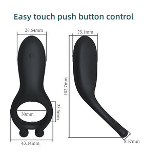 Odeco XX Herren Silikon Penisring Bestseller Vibrierendes Sexspielzeug zum Großhandelspreis - Product Image 5