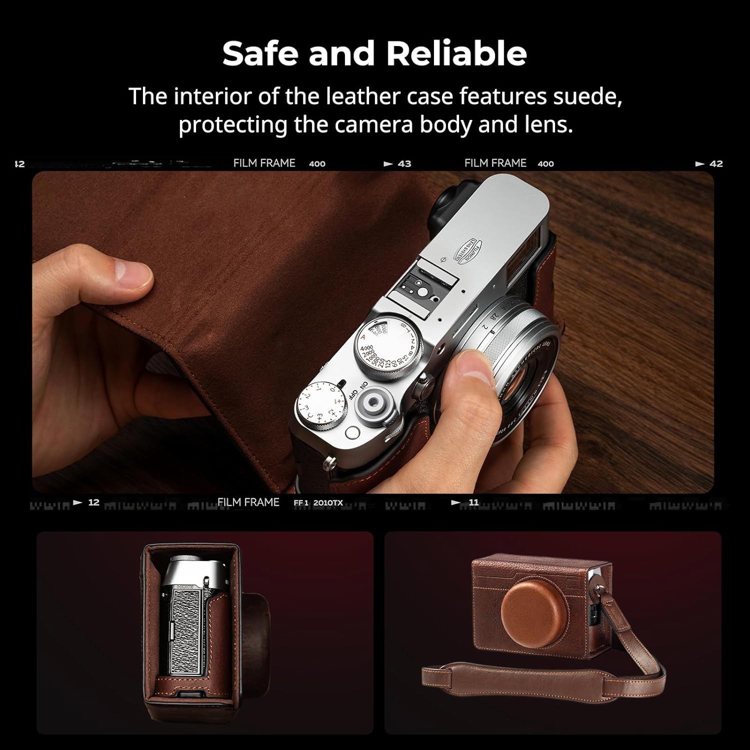 SMALLRIG X100VIレザケースキット - FUJIFILM X100VI対応、レザー製