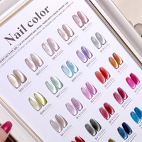 Vernis à ongles professionnel effet œil de chat magnétique, style français, longue tenue, soak-off, pour manucure, fournitures de beauté, gel polish