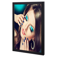 Panneau publicitaire Duratrans A2/A3/A4, boîte à lumière LED mince, profilé en aluminium rectangulaire suspendu, menu publicitaire, cadre photo