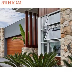 Thiết kế hiện đại đôi kính thủy tinh cách âm ra ngoài mở cửa sổ mái hiên bằng nhôm - Product Image 5