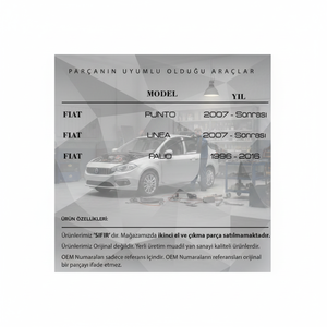 <b>Door</b> <b>Lock</b> Repair Gear for Fiat Linea (Right and Left <b>Door</b> Set) - Product Image 3