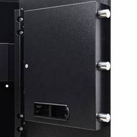 Caja Fuerte Grande de 50 cm de Altura, Caja de Seguridad para Almacenamiento de Archivos y Documentos, Caja Fuerte Electrónica con Cerradura Digital, Gabinete de Oficina