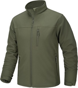 Chaquetas Softshell de diseño personalizado para hombre y mujer, ropa de trabajo de invierno, soporte con capucha, resistente al viento, impermeable, resistente a la intemperie, ajuste cómodo - Product Image 1