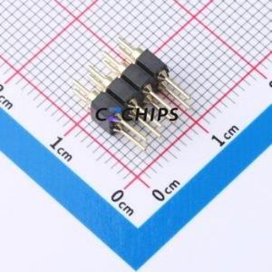 XDZ254C-2-04-Z-3.0-G1 Pin Header Through hole Component (THT),P=2.54mm Connector 2x4P 2.54mm 2.54mm Round Pin - Product Image 1
