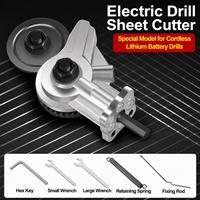Accessoire de cisaillement pour perceuse électrique, outil électrique pour la découpe de tôles, d'acier ondulé et de feuilles de fer