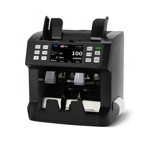 Compteuse de billets P200 avec détection de faux billets USD <span class=keywords><strong>EUR</strong></span> PEN PLN MXN, lecture de la valeur et du numéro de série, vitesse de comptage 1500 billets/min - Product Image 2