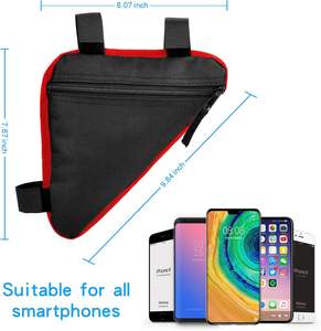 Free sample Wholesales Custom Logo Reflective Sport <b>Bicycle</b> Bike Storage <b>Bag</b> Triangle Saddle Frame Pouch for Cycling Motorcycle - Product Image 1
