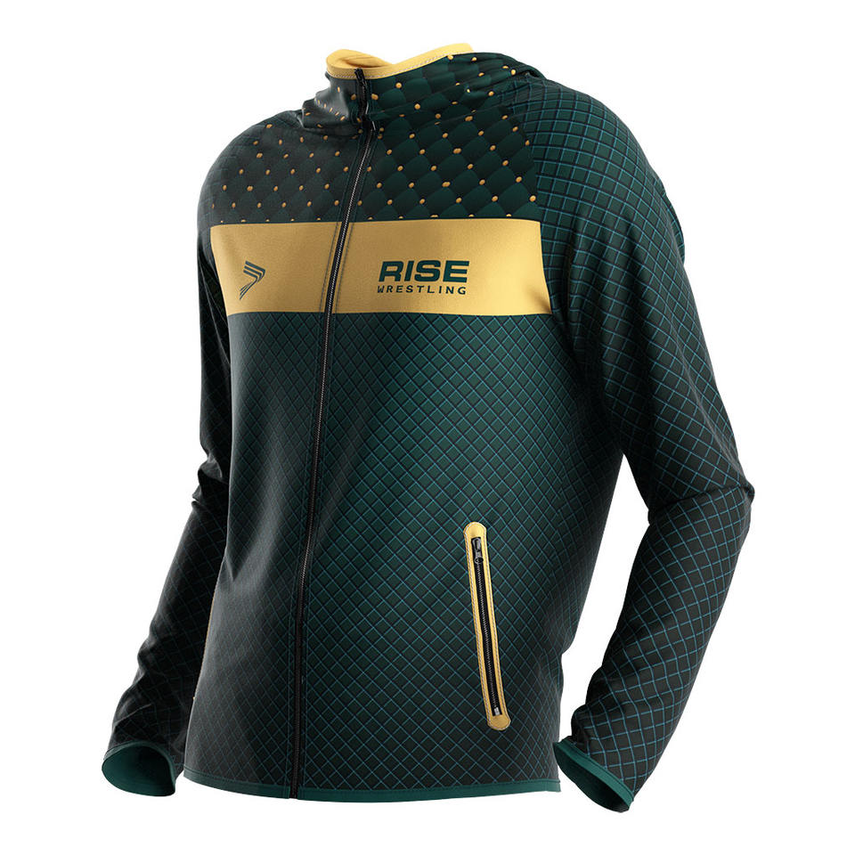 Design Fashion Fitness Sublimation Sports Sweat Suit Oversized Hoody Jacket Zipper Sweatshirt Crop Zip Up Hoodie