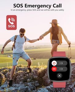 Smartwatch Donna Uomo 1.72\" Display <span class=keywords><strong>Super</strong></span> Retina HD Fitness Tracker Monitoraggio Frequenza Cardiaca Ossigeno nel Sangue Sonno Pressione 100 Funzioni <span class=keywords><strong>Smart</strong></span> - Product Image 6