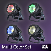 Lampu Par LED Panggung Luar Ruangan Tahan Air RGBW 120W IP65 Kontrol DMX512 Konstruksi Aluminium Alloy untuk Pernikahan Lampu Aktif