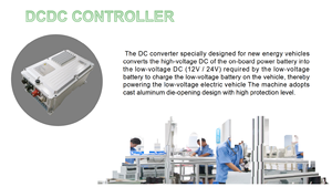 Integrated 3 in 1 DCAC & DCDC <b>Controller</b> with IP67 250-750VDC Input for Vehicles <b>Motor</b> Operated Buses Trucks - Product Image 4
