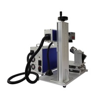 Nouvelle machine de gravure profonde à fibre laser CNC refroidie par air JPT MOPA M7 100 Watt 110x110mm haute productivité pour métal DXF/BMP/AI/PLT/JPEG
