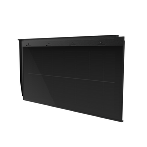 Panneau de tuiles solaire bifacial durable en silicium monocristallin BIPV 25.8% efficacité facile à installer bardeaux noirs étanches pour - Product Image 1