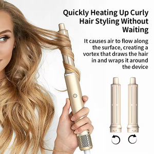 Air w Arp Co-anda 2x Rizador de Pelo Portátil con Motor AC - Estilizador Multifuncional para Rizar y Alisar con Soporte en Francés En stock - Product Image 5