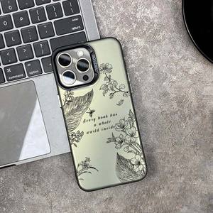 <span class=keywords><strong>Dessin</strong></span> Fleur Impression Électrolytique Argent Clé TPU PC Housse de Téléphone Mobile pour Iphone 8 Xr Xs <span class=keywords><strong>Max</strong></span> 11 12 13 14 15 16 17 <span class=keywords><strong>Air</strong></span> - Product Image 4