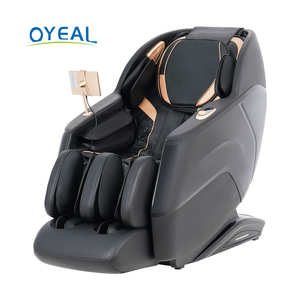 OYEAL 4D Multifonctionnel Zéro Gravité Soutien Lombaire Pliable à Roulettes Pression d'Air Cuir PU Accessoire Corporel <span class=keywords><strong>de</strong></span> Loisirs - Product Image 1