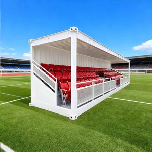 Cancha de Fútbol Portátil con Color Personalizable, Banquillo para Jugadores de Fútbol, Gradas para Espectadores de Fútbol, Asientos Deportivos VIP, Tribuna Contenedor - Product Image 2