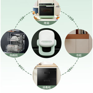 Prodigy GR001 Cierre de Seguridad para Niños a Prueba de Niños de Plástico ABS para Refrigerador y Puertas de Gabinetes con Cinta Adhesiva Fuerte - Instalación Rápida - Product Image 3