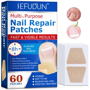 SEFUDUN Patchs de réparation rapide et efficace pour les ongles des pieds, bandes multi-usages pour le traitement des ongles incarnés et des mycoses, patchs de correction des ongles des orteils - Product Image 1