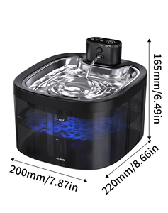 New Plastic Charge Dog Cat <b>Water</b> <b>Dispenser</b> Circulating Filter Flowing Intelligent Pet <b>Automatic</b> <b>Water</b> Feeder Bowl Cross-border - Product Image 2