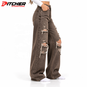 Fournisseur en gros de jeans en denim pour femmes, denim en coton pour les détaillants de mode internationaux, approvisionnement en marque privée - Product Image 2