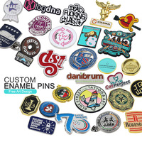 Broche personnalisée en alliage de zinc, épinglette en métal 2D/3D pour chapeau, col, vêtements, badge rond en émail, épinglette de revers sur mesure