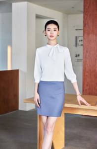 ホテル受付女性マネージャーシャツ エレガントなビジネスワークウェア制服（ホスピタリティ向け） - Product Image 5