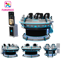 Funspaces Vr/Ar/Equipo Máquina de juego Platillo volador VR Parque temático Nave espacial Simulador de vuelo de realidad virtual