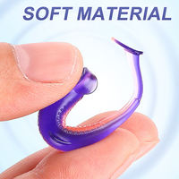 SENSOAR Leurre souple artificiel en PVC de 6 cm, 1,3 g, 7 couleurs, avec queue en T et yeux 3D, appât réaliste, wobbler pour la pêche