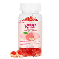 Vitamines gommeuses nutritionnelles de qualité supérieure, gommes de collagène peptidique, supplément de prébiotiques pour maintenir une peau et une immunité saines