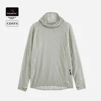 Mountain Series für Winter – Locker sitzende Digitale Outdoor Polartec Alpha Fleecejacke im Paar-Stil mit Kapuze und Thermo-Innenfutter für Sport