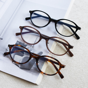 Gafas de Diseño Retro de Lujo, Montura Ovalada de Acetato, Gafas de Alta Calidad para Hombre y Mujer, Montura para Lentes Ópticas - Product Image 2