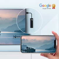DCOLOR-receptor de televisión por protocolo de Internet, dispositivo de Tv Stick con certificación de Google, Usb, Amlogic S905y4, Wifi, 4k, Android, Bt, GD1, fabricante al por mayor