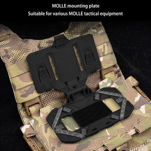 Chiến Thuật Molle gấp điện thoại chủ phổ ngực điện thoại trường hợp điện thoại hội đồng quản trị chủ treo Bracket - Product Image 4