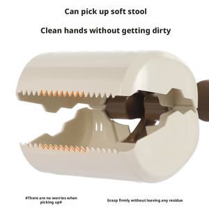 Ramasse-crottes pour chien biodégradable portable sans contact pour ramasser les déchets d'animaux - Fournitures de marche - Product Image 4