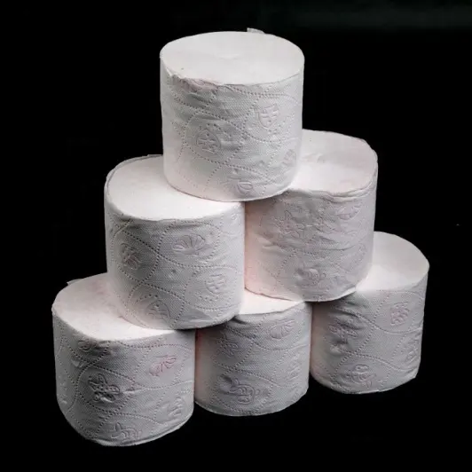 Papierrolle Toiletten papier Weiß Anpassbares Oem Holz bedrucktes buntes Badezimmer taschentuch