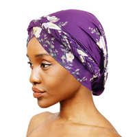 Nuevo diseño de impresión madre regalo caliente uso diario Twist mujeres turbantes con trenza